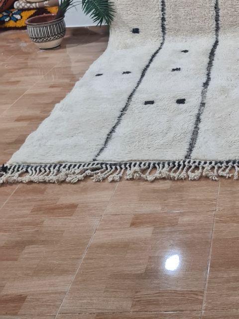 White Qahir Marokkaans handgemaakt tapijt-834.jpg